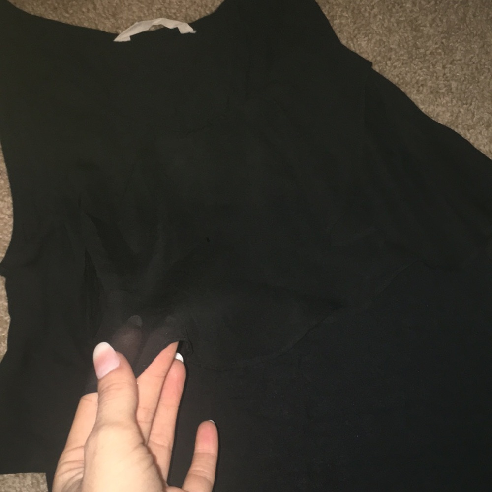 Sheer Ruffle Tank - Picture 2 of 3